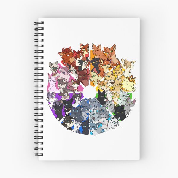Item preview, Warrior cats color wheel designed and sold by Gekkozilla.