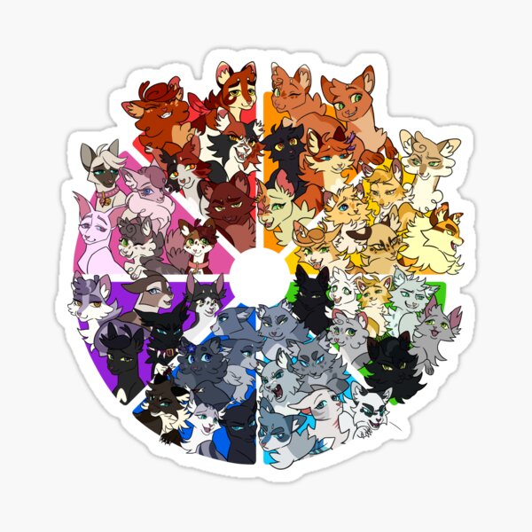 Warrior cats color wheel Poster for Sale by Gekkozilla