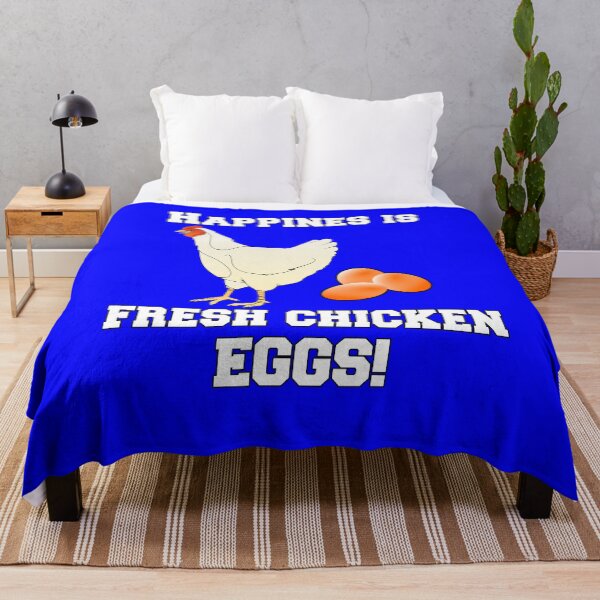 Item preview, Funny Chicken Farmer Humor Happiness Is Fresh Chicken Eggs designed and sold by fantasticdesign.
