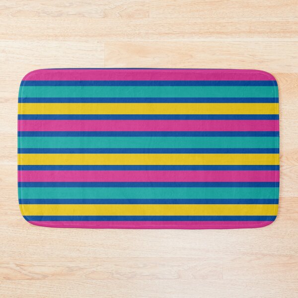 Item preview, Stripes in Magenta Yellow Turquoise and Blue designed and sold by tonymagnerart.