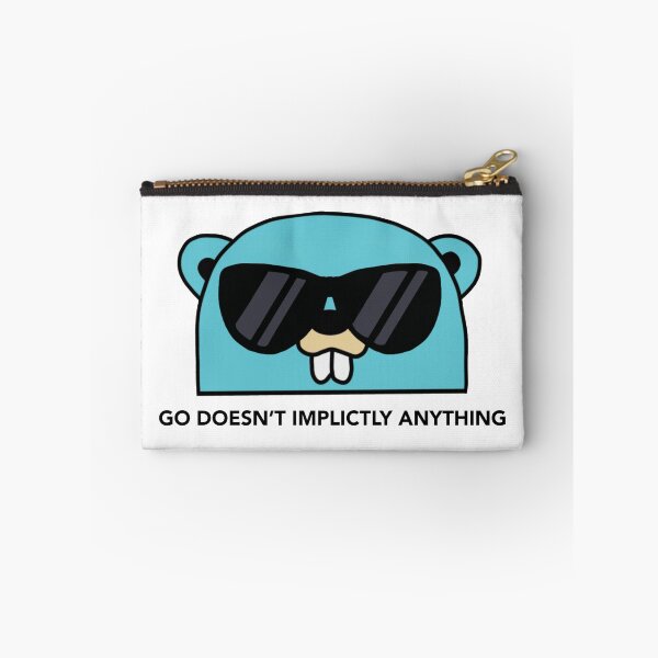 Item preview, Golang Gopher: Go Doesn't Implicitly Anything designed and sold by buzz-inc.