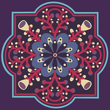 Artwork thumbnail, purple tile design by istolar Pattern design & illustration