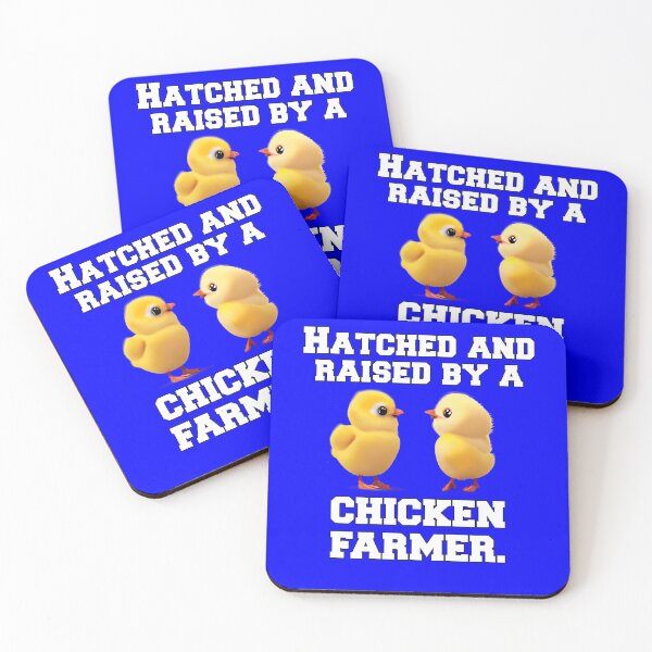 Item preview, Funny Chicken Farmer Humor Hatched And Raised By A Chicken Farmer designed and sold by fantasticdesign.