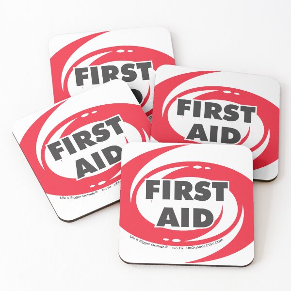 Item preview, First Aid-Hurricane Sticker- Weatherproof! designed and sold by Jay Kenton Manning.