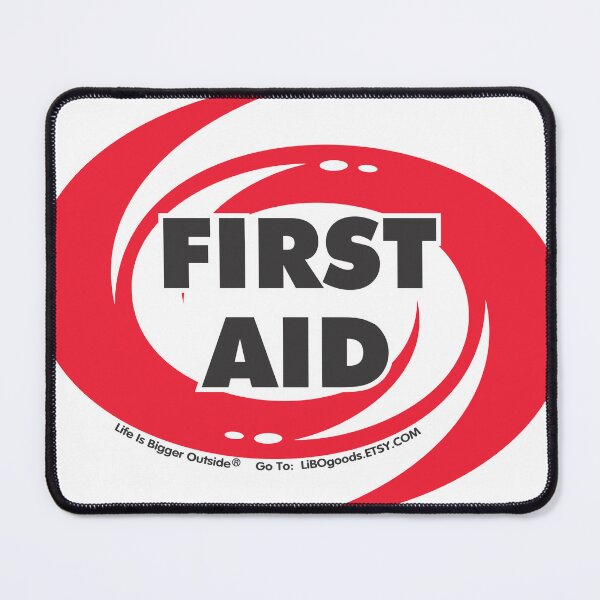 Item preview, First Aid-Hurricane Sticker- Weatherproof! designed and sold by Jay Kenton Manning.