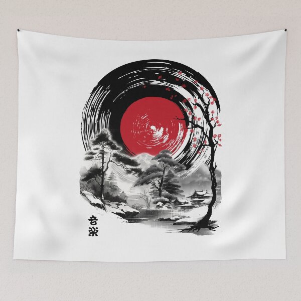 Item preview, Sound of Japan sumi e designed and sold by zoezowie79.
