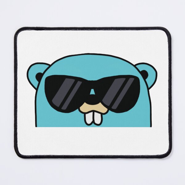 Item preview, Golang Gopher Cool Close Up designed and sold by buzz-inc.