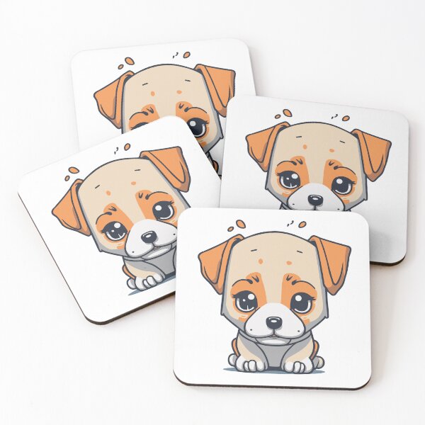 Item preview, Kawaii Pup Love designed and sold by PatternLounge.