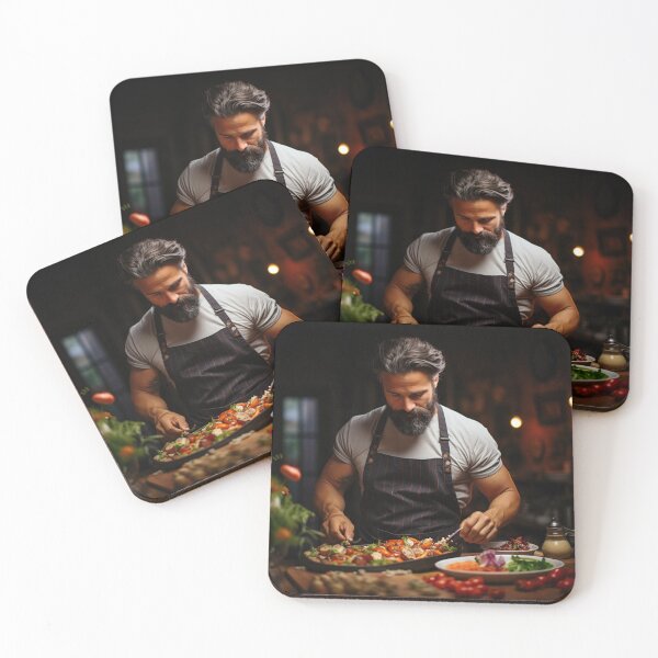Item preview, Food Stylist Showcasing Culinary Masterpiece designed and sold by TheBrainArt.