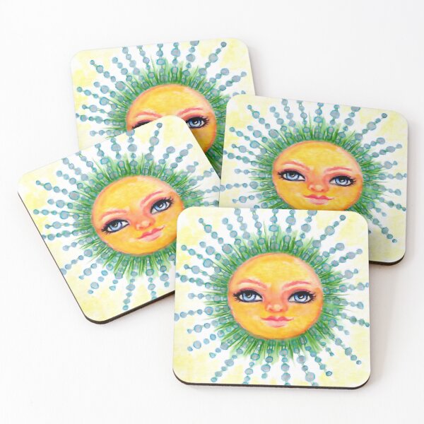 Item preview, Flower with sun Face designed and sold by LiszaB.