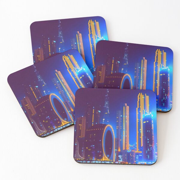 Item preview, Dubai City Lights At Night designed and sold by MYSLc.