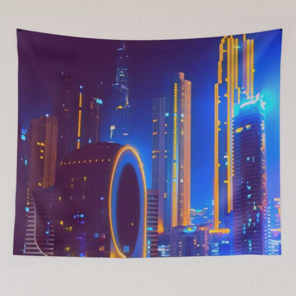 Item preview, Dubai City Lights At Night designed and sold by MYSLc.