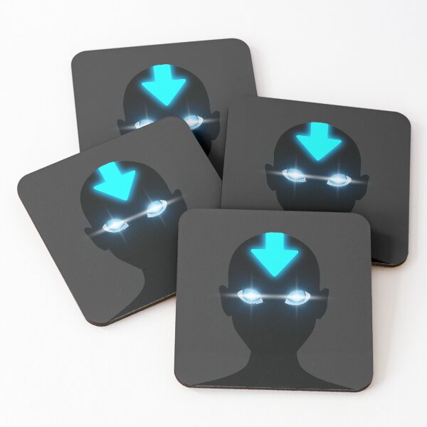 Item preview, Aang from Avatar the last airbender - silhoutte of aang designed and sold by Patternrealm.