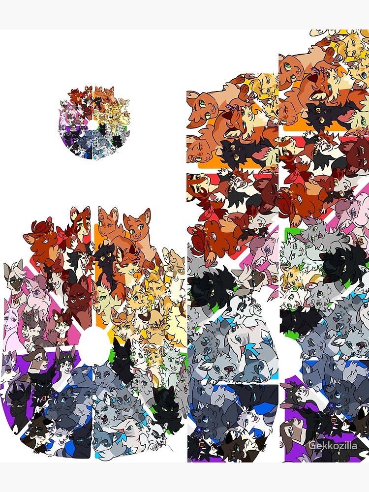 Warrior cats color wheel Poster for Sale by Gekkozilla