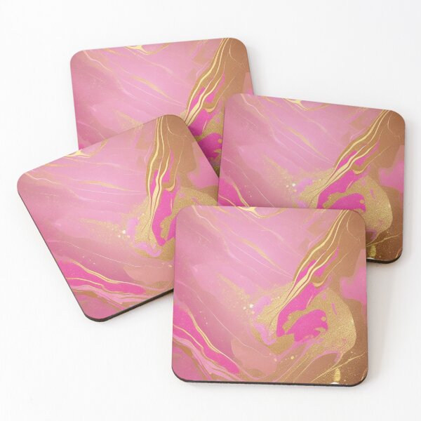 Item preview, Light Pink and Light Gold Glow Stone designed and sold by ViralVibeLab.