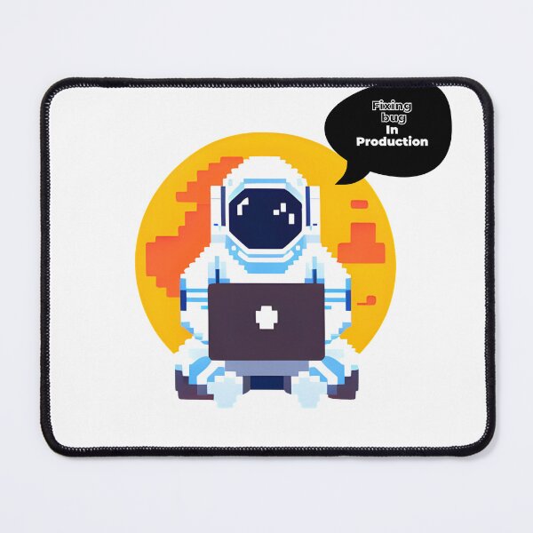 Item preview, Astronaut Fixing Bug On Production designed and sold by buzz-inc.