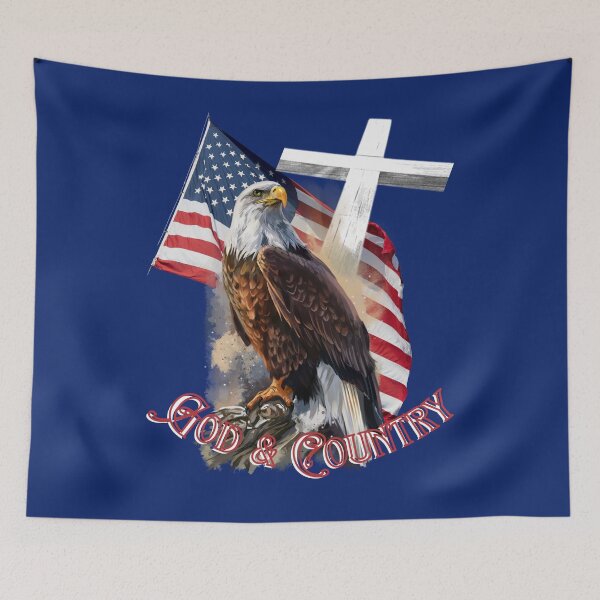 Item preview, God & Country Eagle designed and sold by Tripp Art Studio.
