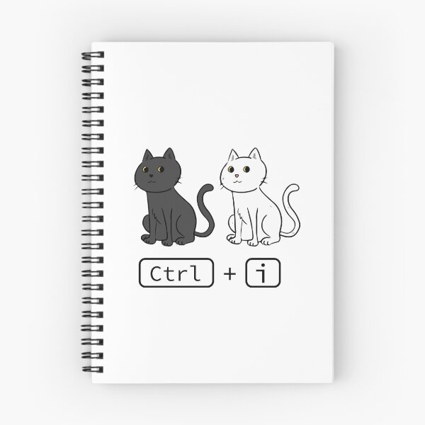 Item preview, Keyboard Shortcuts Invert Cats black and white designed and sold by jiamthings.
