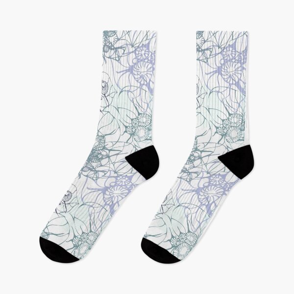 Artikelvorschau, Stilisiertes Dornenmuster mit grünen Blättern, botanisches, nahtloses Naturtapetenmotiv, minimalistisches Design entworfen und verkauft von Natairbrush.