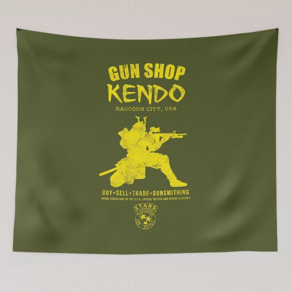 Item preview, Kendo Gun Shop - yellow designed and sold by CCCDesign.