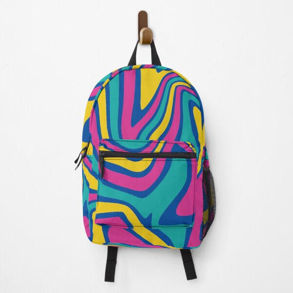Item preview, Marble Stripes in Magenta Yellow Turquoise and Blue designed and sold by tonymagnerart.