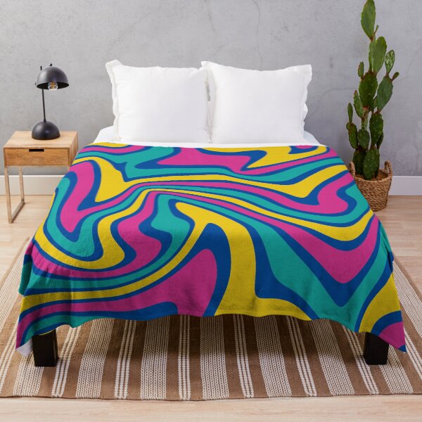 Item preview, Marble Stripes in Magenta Yellow Turquoise and Blue designed and sold by tonymagnerart.