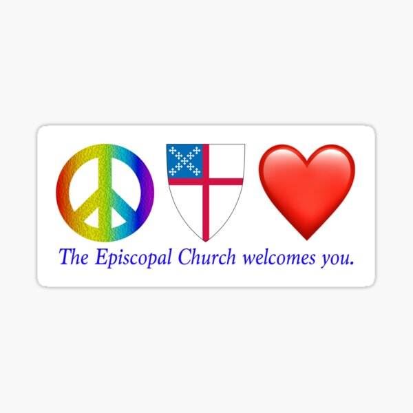 Item preview, Peace Love - The Episcopal Church Welcomes You designed and sold by litmusician.