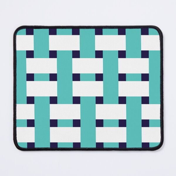 Item preview, Fabric Weave Types #06 - Warp Rib Weave Regular Pattern - Vibrant Colors - White, Green and Blue designed and sold by DesignCentrum.