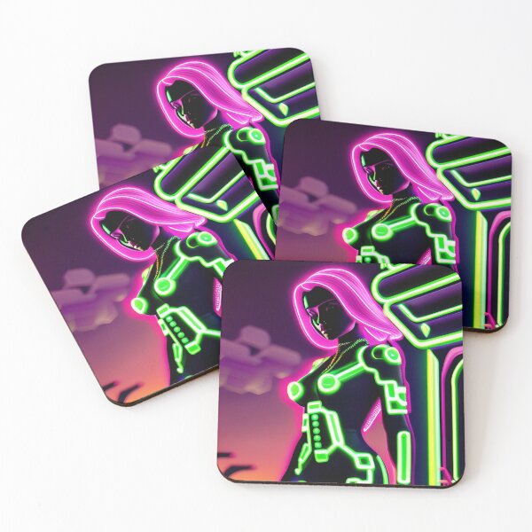 Item preview, Neon Cyborg Woman - Cyberpunk 83 designed and sold by Benito Del Ray.