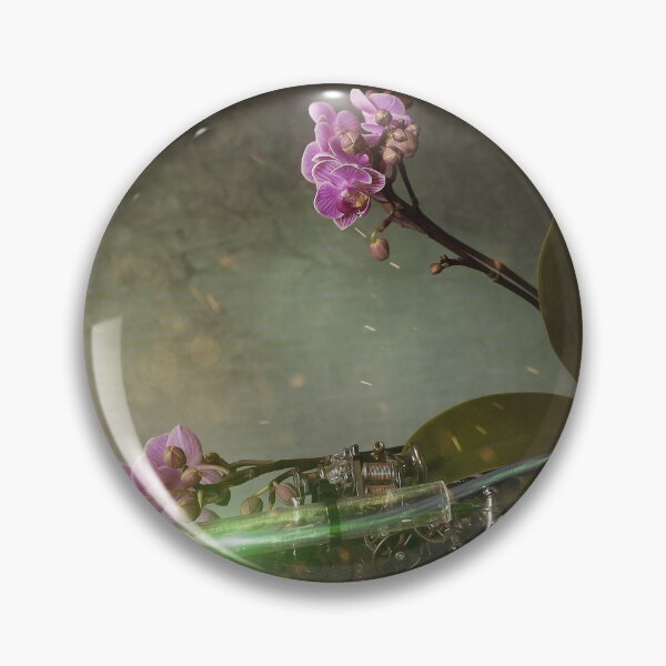 Item preview, Copy of Orchid flower fed by Steampunk robot hand designed and sold by Cinzia Murgia.
