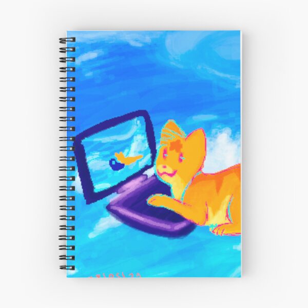 Item preview, Cat Web Surfing designed and sold by BellaExclames.