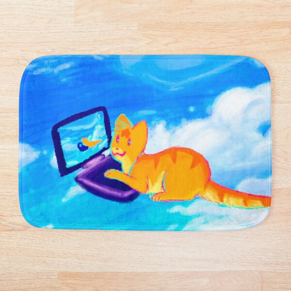 Item preview, Cat Web Surfing designed and sold by BellaExclames.
