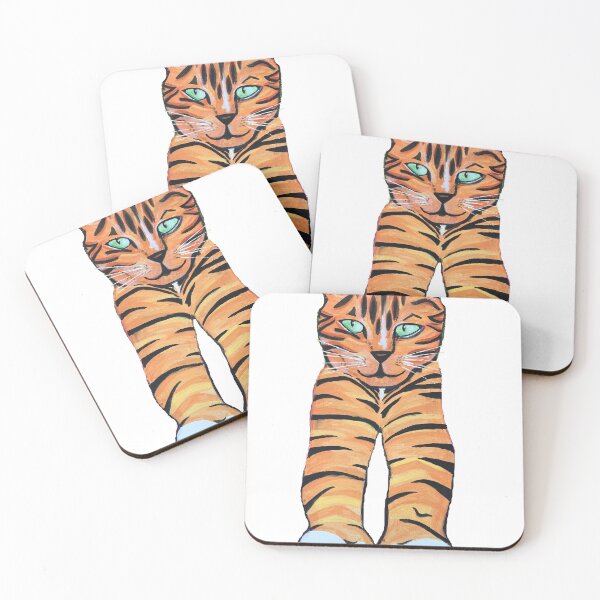 Item preview, Stripey tiger cat designed and sold by Juliejart.