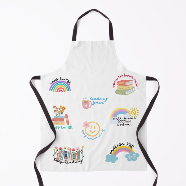 Item preview, Colorful Cute Doodles Pastel Bookish Aesthetic Book Lover Pack designed and sold by Cawaiico.