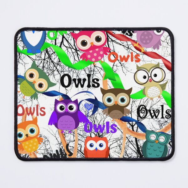 Item preview, Crazy Owls in Trees with Ribbons designed and sold by Scotti Cohn.