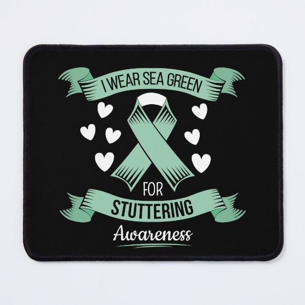 Item preview, I Wear Green For Stuttering Awareness designed and sold by AdiApparel.