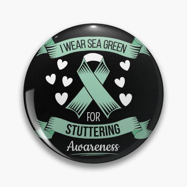 Item preview, I Wear Green For Stuttering Awareness designed and sold by AdiApparel.