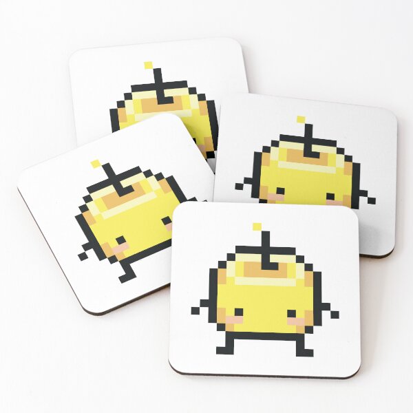 Item preview, Yellow Junimo Stardew Valley designed and sold by FakeGamerGirls.
