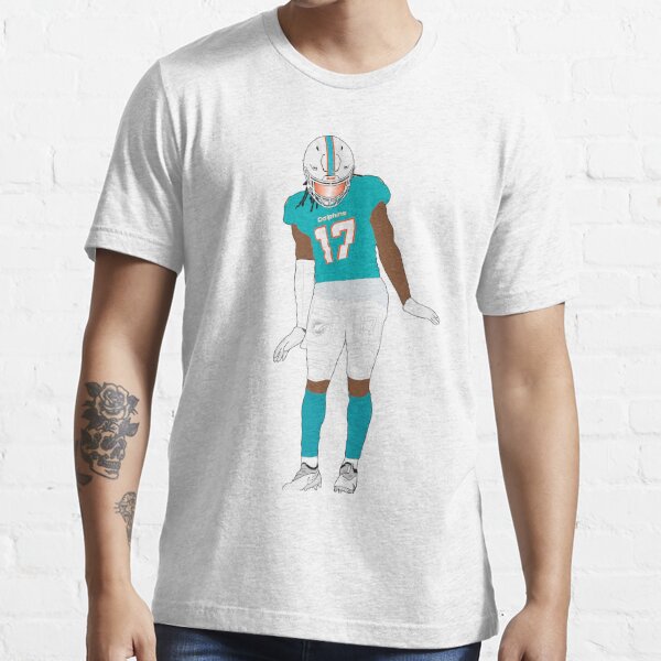 Nike Youth Miami Dolphins Jaylen Waddle #17 Aqua T-Shirt