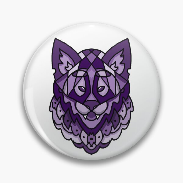 Item preview, pyerple wolf  designed and sold by BubbleTeaInk.