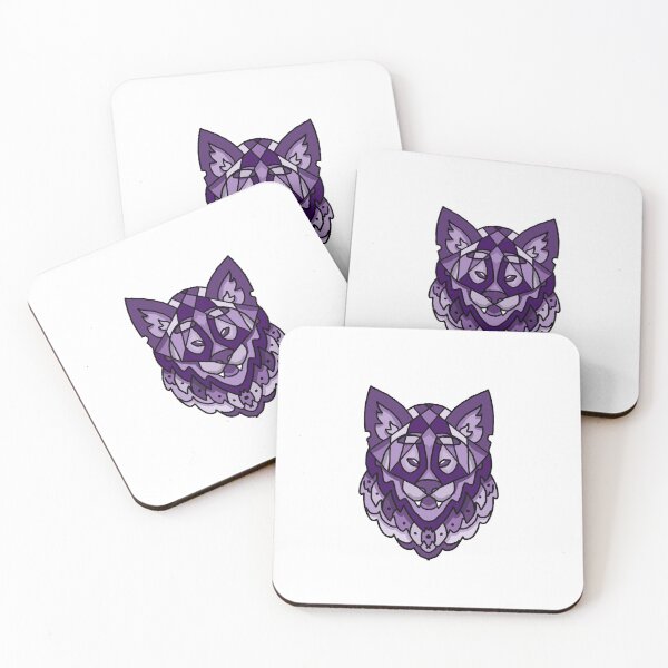 Item preview, pyerple wolf  designed and sold by BubbleTeaInk.