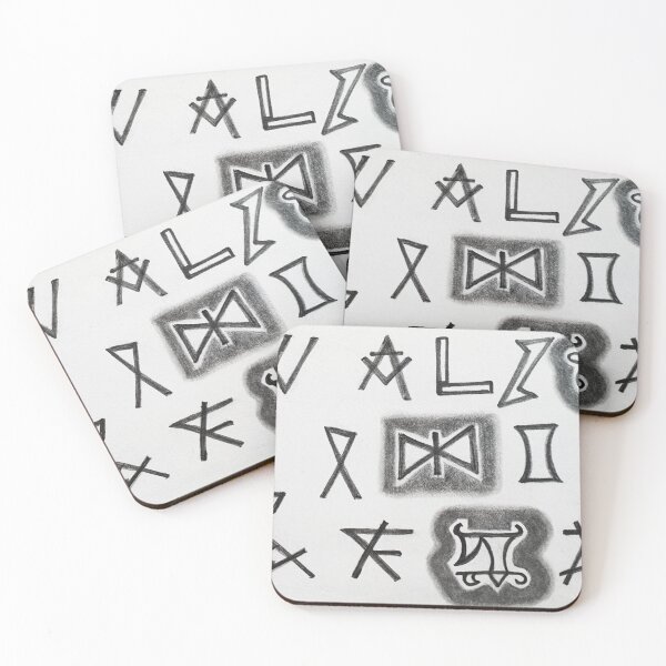 Item preview, stone marks by masons in Cathedrals in Portugal designed and sold by Tereza Pilar  Art.