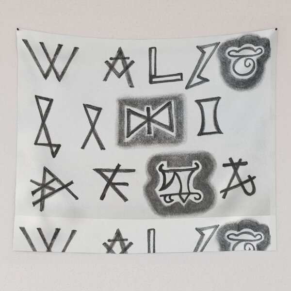 Item preview, stone marks by masons in Cathedrals in Portugal designed and sold by Tereza Pilar  Art.