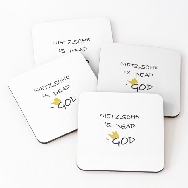 Item preview, Nietzsche Is Dead Quote by God Funny Christian Inspirational Motivation Joke designed and sold by bard-art.