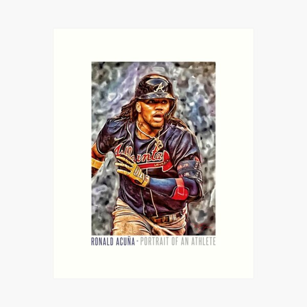 Ronald Acuna Jr Canvas Print Atlanta Braves Wall Art 