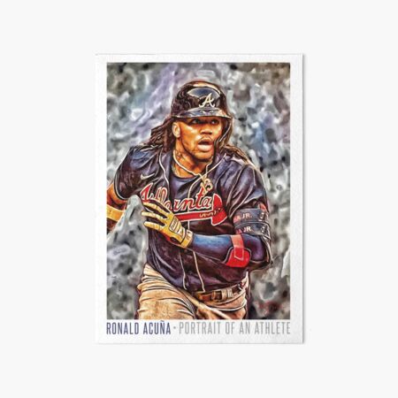 Ronald Acuna Jr, an art print by Tim Freeman