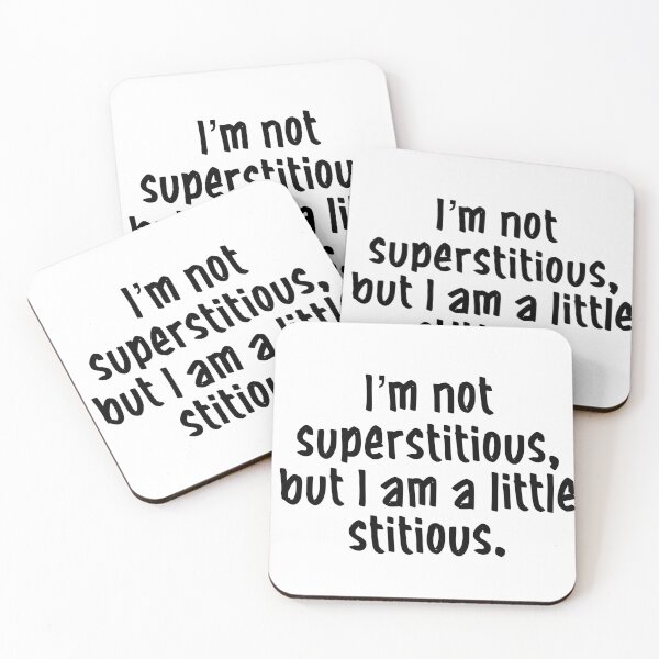Item preview, I am a little stitious - The Office designed and sold by sjwat.