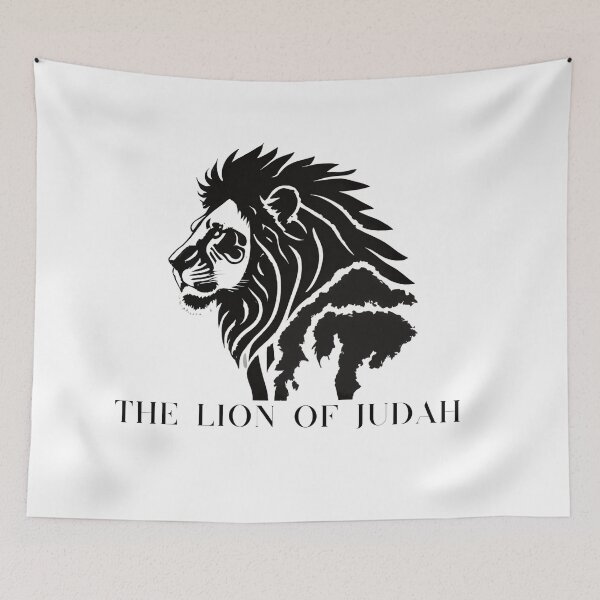 Item preview, Lion of Judah - black and white Stickers designed and sold by BlessingsGirls.