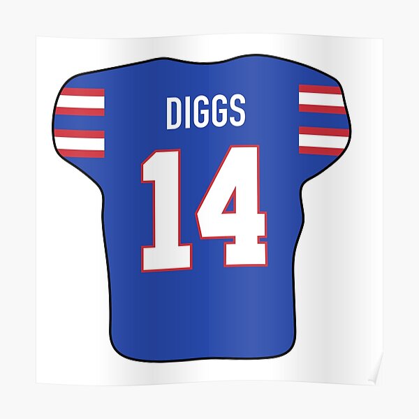 Stefon Diggs Away Jersey Poster for Sale by designsheaven