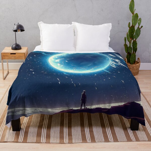 Item preview, Man traveling on planet watching spectacular cosmic sight designed and sold by TomFrontierArt.